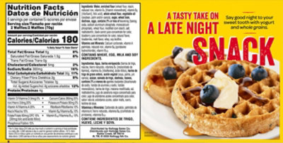 Eggo Nutri Grain Waffles Whole Grain Blueberry 10 Count - 12.3 Oz - Image 6