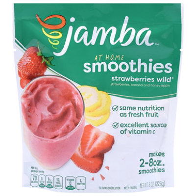 Jamba Juice Smoothies Strawberries Wild 8 Oz Safeway