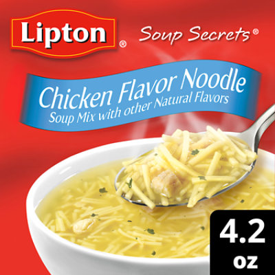 Lipton Soup Secrets Soup Mix With Real Chicken Broth Chicken Noodle 2 Count - 4.2 Oz - Image 2
