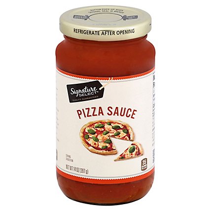 Signature SELECT Pizza Sauce Jar - 14 Oz - Image 1