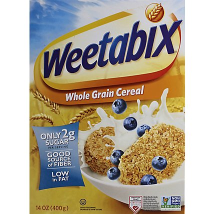 Weetabix Biscuit Cereal Whole Grain 2 Count - 14 Oz - Image 2