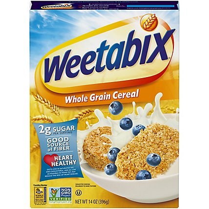 Weetabix Biscuit Cereal Whole Grain 2 Count - 14 Oz Weetabix Biscuit Cereal Whole Grain 2 Count - 14 Oz