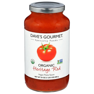 Daves Gourmet Organic Pasta Sauce Red Heirloom - 25.5 Oz - Image 3