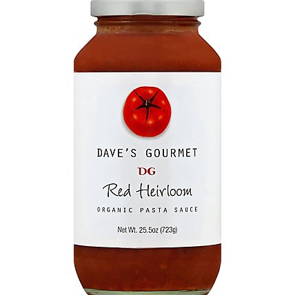 Daves Gourmet Organic Pasta Sauce Red Heirloom - 25.5 Oz - Image 2