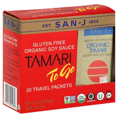 SanJ Soy Sauce Tamari Organic Gluten Free 5 Oz Safeway