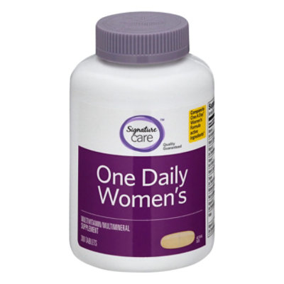 Signature Care One Daily Womens Formula Dietary Supplement Tablet - 300 Count