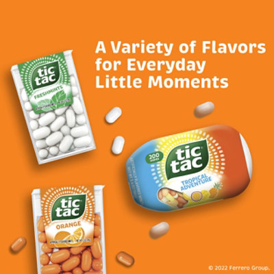 Tic Tac Orange Flavored Mints On-The-Go Refreshment - 1 Oz - Image 4