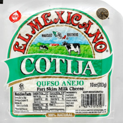 El Mexicano Cotija Queso Cheese - 10 Oz - Image 2