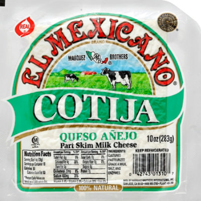 El Mexicano Cotija Queso Cheese - 10 Oz - Image 2