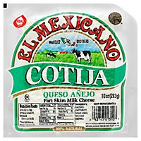 El Mexicano Cotija Queso Cheese - 10 Oz - Image 1