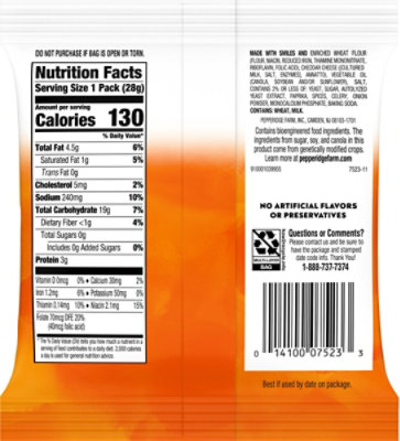 Pepperidge Farm Goldfish Crackers Baked Snack Cheddar - 1.0 Oz - Image 5