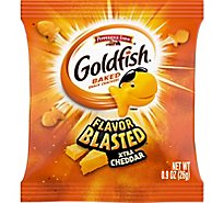 Pepperidge Farm Goldfish Crackers Baked Snack Xtra Cheddar - 0.9 Oz