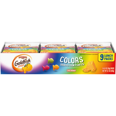 Pepperidge Farm Goldfish Colors Cheddar 9 Count - 0.9 Oz - Image 1