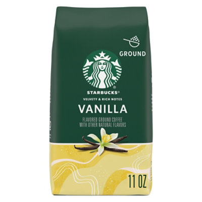 Starbucks No Artificial Flavors 100% Arabica Vanilla Flavored Ground Coffee Bag - 11 Oz - Image 1