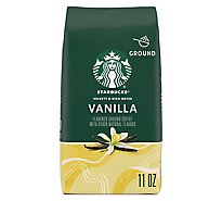 Starbucks Coffee Ground Flavored Vanilla Bag - 11 Oz