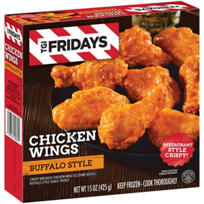 TGI Fridays Frozen Appetizers Buffalo Style Chicken Wings Box - 15 Oz - Image 5