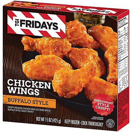 TGI Fridays Frozen Appetizers Buffalo Style Chicken Wings Box - 15 Oz - Image 2