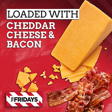 TGI Fridays Loaded Cheddar & Bacon Potato Skins Frozen Snacks Box - 13.5 Oz - Image 5