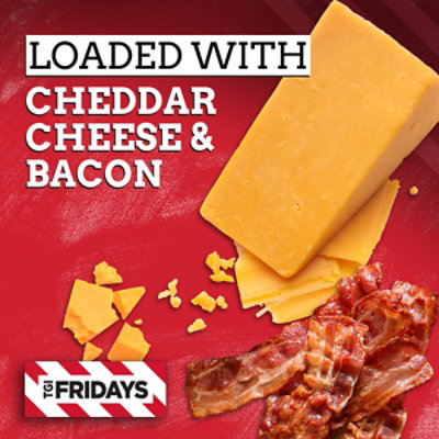 TGI Fridays Loaded Cheddar & Bacon Potato Skins Frozen Snacks Box - 13.5 Oz - Image 2