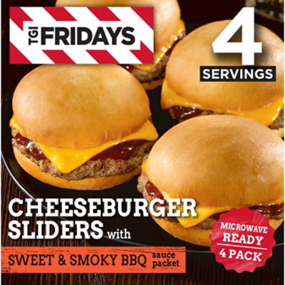 TGI Fridays Cheeseburger With Sweet & Smoky BBQ Sauce - 12 Oz