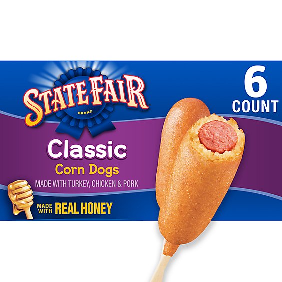 State Fair Corn Dogs Classic 6 Count - 16 Oz