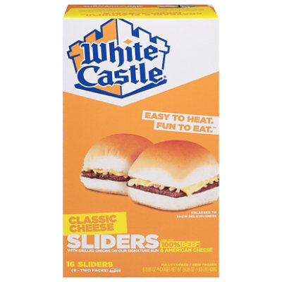 White Castle Microwaveable Cheeseburgers - 16 Count - Image 3