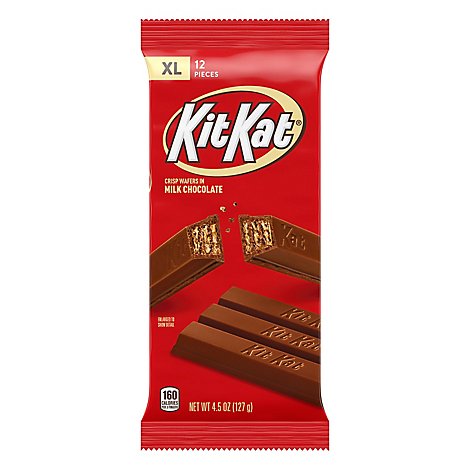 KIT KAT Crisp Wafers in Milk Chocolate XL - 4.5 Oz
