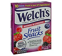 Welchs Fruit Snacks Berries N Cherries - 10-0.9 Oz