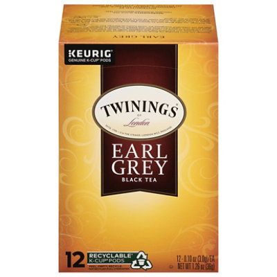 Twinings of London Black Tea K-Cup Pods Earl Grey - 12-0.11 Oz - Image 3