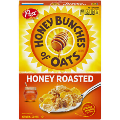 Post Honey Bunches of Oats Honey Roasted Whole Grain Breakfast Cereal - 14.5 Oz