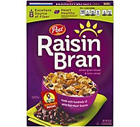 Post Raisin Bran Cereal Whole Grain Wheat & Bran With Sun Maid Raisins - 20 Oz