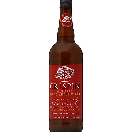 Crispin The Saint Hard Apple Cider Bottle - 22 Fl. Oz. - Image 2
