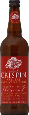 Crispin The Saint Hard Apple Cider Bottle - 22 Fl. Oz. - Image 2