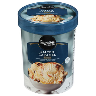 Signature SELECT Ice Cream Salted Caramel - 1.5 Quart - Image 3