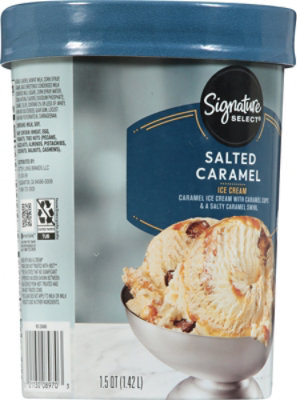 Signature SELECT Ice Cream Salted Caramel - 1.5 Quart - Image 6