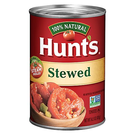 Hunts Tomatoes Stewed - 14.5 Oz
