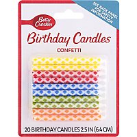 Betty Crocker Candles Confetti - 20 Count - Image 2