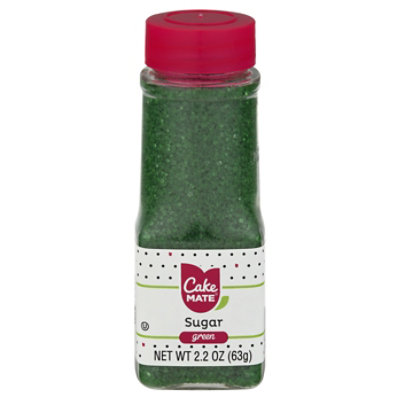 Cake Mate Decorating Decors Sugar Crystals Green - 2.25 Oz - Image 3