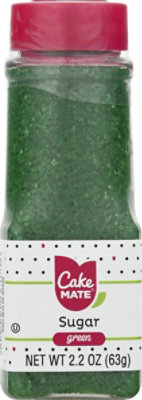 Cake Mate Decorating Decors Sugar Crystals Green - 2.25 Oz - Image 2