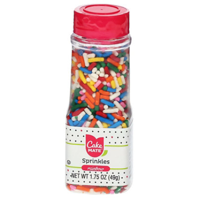 Cake Mate Decorating Decors Sprinkles Rainbow Mix - 1.75 Oz - Image 3