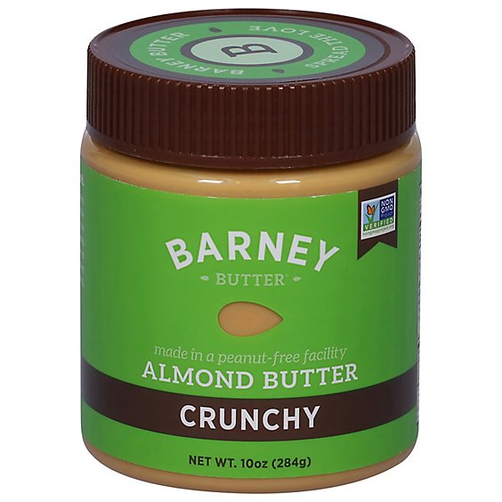 Barney Butter Almond Butter Crunchy - 10 Oz