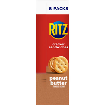 RITZ Peanut Butter Sandwich Crackers Snack Packs - 8-1.38 Oz - Image 2