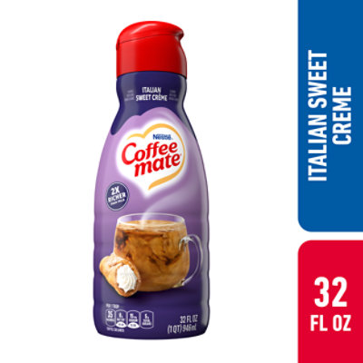 Nestle Coffee mate Italian Sweet Creme Liquid Coffee Creamer - 32 Fl Oz -  Carrs