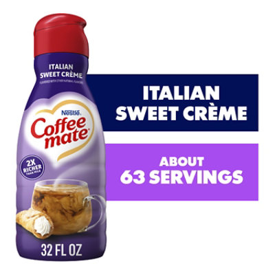 Nestle Coffee mate Italian Sweet Creme Liquid Coffee Creamer - 32 Fl Oz - Image 1