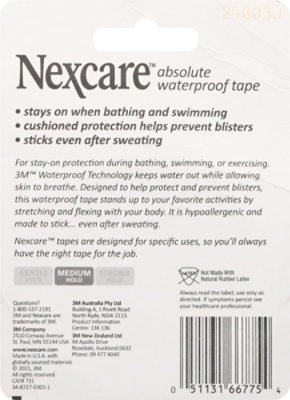 Nexcare Skin Tape Cushions Absolute Waterproof 1 Inch - Each - Image 4