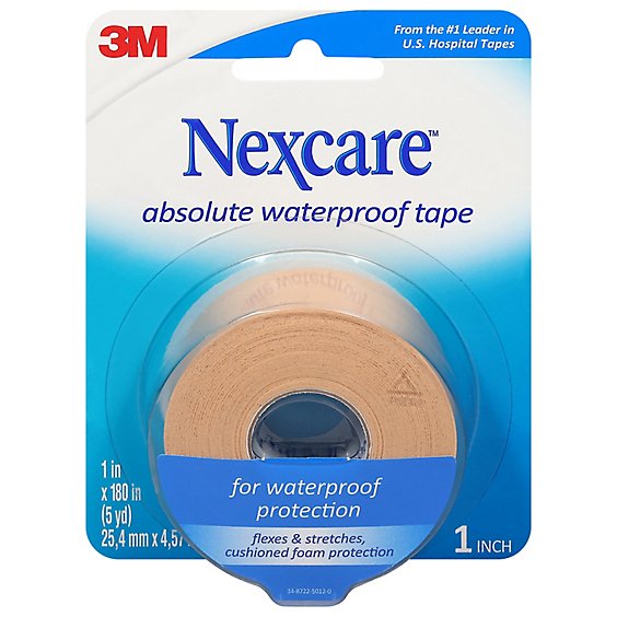 Nexcare Skin Tape Cushions Absolute Waterproof 1 Inch - Each