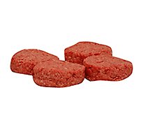 Meat Counter Beef Ground Beef Sliders 80% Lean 20% Fat - 1.25 LB