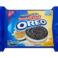 OREO Double Stuff Cookies Sandwich Heads or Tails - 15.25 Oz - Image 2