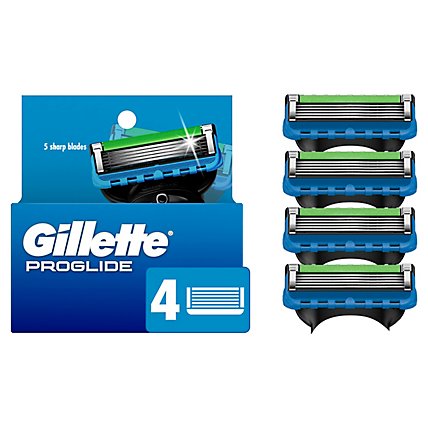 Gillette ProGlide Mens Razor Blade Refills - 4 Count - Image 1