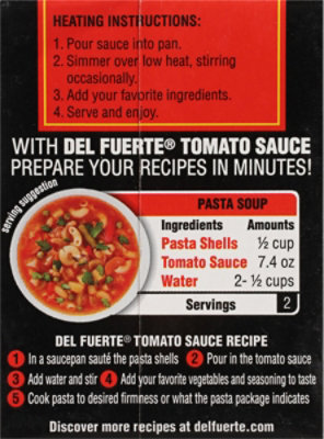 Del Fuerte Tomato Sauce Box - 7.4 Oz - Image 5